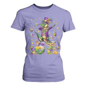 Funny Mardigator Alligator Six Seven Meme T Shirt For Women Mardi Gras Gifts TS12 Violet Print Your Wear