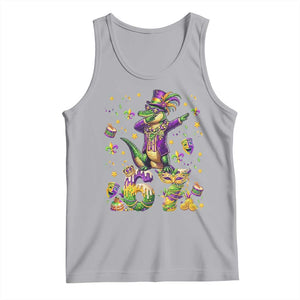 Funny Mardigator Alligator Six Seven Meme Tank Top Mardi Gras Gifts TS12 Athletic Heather Print Your Wear