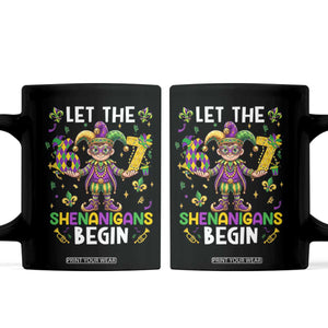 Let The 67 Shenanigans Begin Coffee Mug Six Seven Meme Mardi Gras TS12 Black Print Your Wear