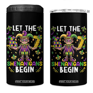 Let The 67 Shenanigans Begin 4 in 1 Can Cooler Tumbler Six Seven Meme Mardi Gras TS12 One Size: 16 oz Black Print Your Wear