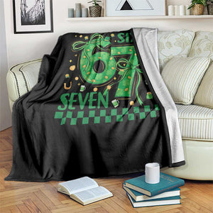 Funny St Patricks Day Throw Blanket Six Seven Meme Irish Gag Gift TS12 Print Your Wear