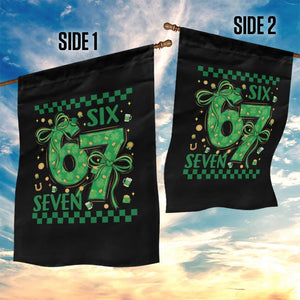 Funny St Patricks Day Garden Flag Six Seven Meme Irish Gag Gift TS12 Print Your Wear