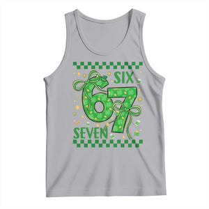 Funny St Patricks Day Tank Top Six Seven Meme Irish Gag Gift TS12 Athletic Heather Print Your Wear
