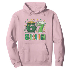 Funny St Patricks Day Six Seven Meme Hoodie Irish American Gift TS12 Light Pink Print Your Wear