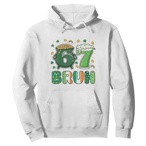 Funny St Patricks Day Six Seven Meme Hoodie Irish American Gift TS12 White Print Your Wear