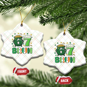 Funny St Patricks Day Six Seven Meme Ceramic Ornament Irish American Gift TS12 Print Your Wear