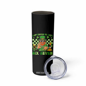 Funny Leprechaun Says Six Seven Skinny Tumbler St Patricks Day TS12 Print Your Wear