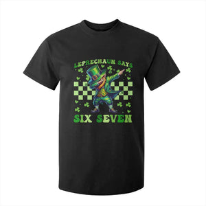 Leprechaun Six Seven Meme T Shirt For Kid Funny St Patricks Day Gift TS12 Black Print Your Wear