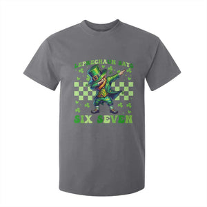Leprechaun Six Seven Meme T Shirt For Kid Funny St Patricks Day Gift TS12 Charcoal Print Your Wear