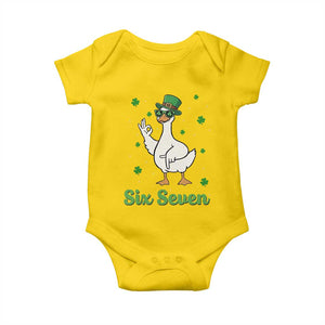 Lucky Goose Six Seven Meme Baby Onesie St Patricks Day TS12 Daisy Print Your Wear
