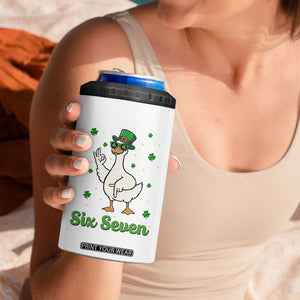 Lucky Goose Six Seven Meme 4 in 1 Can Cooler Tumbler St Patricks Day TS12 Print Your Wear