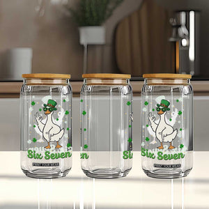 Lucky Goose Six Seven Meme Glass Can St Patricks Day TS12 Print Your Wear