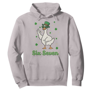 Lucky Goose Six Seven Meme Hoodie St Patricks Day TS12 Ice Gray Print Your Wear