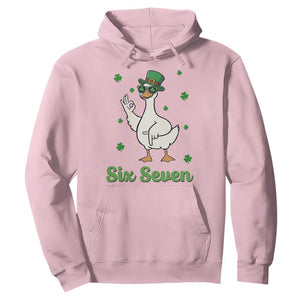 Lucky Goose Six Seven Meme Hoodie St Patricks Day TS12 Light Pink Print Your Wear