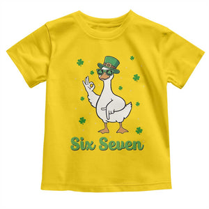 Lucky Goose Six Seven Meme Toddler T Shirt St Patricks Day TS12 Daisy Print Your Wear