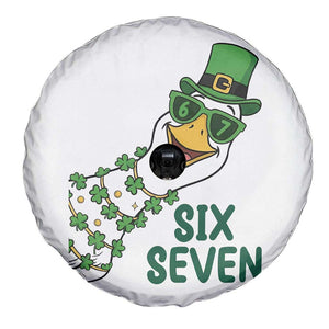 Chaotic Goose Six Seven Meme Spare Tire Cover Funny St Patricks Day Gift TS12 Print Your Wear