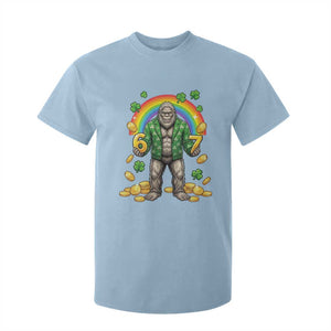 Bigfoot Six Seven Meme T Shirt For Kid Funny St Patricks Day Gift TS12 Light Blue Print Your Wear