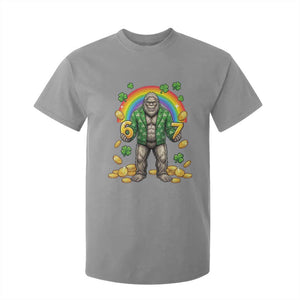 Bigfoot Six Seven Meme T Shirt For Kid Funny St Patricks Day Gift TS12 Sport Gray Print Your Wear