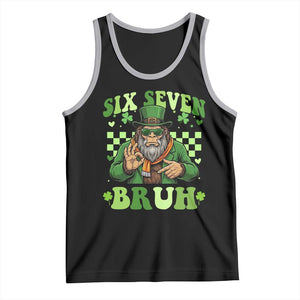 Bigfoot Six Seven Bruh Tank Top Gen Z Irish Gift TS12 Black Athletic Heather Print Your Wear