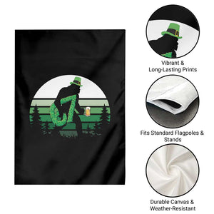 Funny St Patricks Bigfoot Says Six Seven Garden Flag Gen Z Irish Gift TS12 Print Your Wear