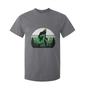 Funny St Patricks Bigfoot Says Six Seven T Shirt For Kid Gen Z Irish Gift TS12 Charcoal Print Your Wear