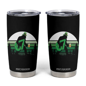Funny St Patricks Bigfoot Says Six Seven Tumbler Cup Gen Z Irish Gift TS12 Black Print Your Wear