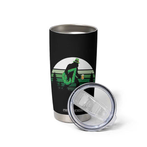 Funny St Patricks Bigfoot Says Six Seven Tumbler Cup Gen Z Irish Gift TS12 Print Your Wear