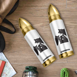 Funny Japanese Black Cat Is Watching You Bullet Tumbler Cat Lover TS12 Print Your Wear
