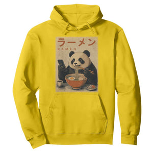 Funny Panda Eating Ramen Scrolling Phone Hoodie Japanese Art Aesthetic TS12 Daisy Print Your Wear