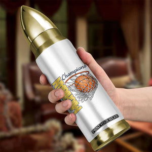 Vintage Michigan Hoops Pride Bullet Tumbler Retro Blue And Gold Champions Victory Graphic Sports Fan TS12 Print Your Wear