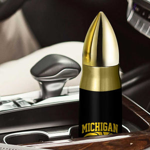 Michigan Never Stops Bullet Tumbler Great Lakes State Basketball Pride Gift TS12 Print Your Wear