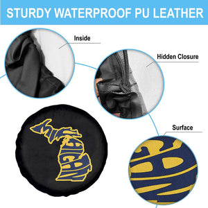 Michigan Lover State Map Pride Souvenir Gift Spare Tire Cover TS12 Print Your Wear