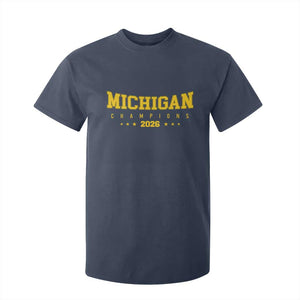 Michigan 2026 Basketball Victory T Shirt For Kid Champions Pride Fan Gift TS12 Navy Print Your Wear