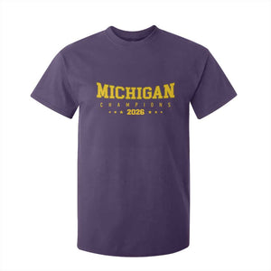 Michigan 2026 Basketball Victory T Shirt For Kid Champions Pride Fan Gift TS12 Purple Print Your Wear