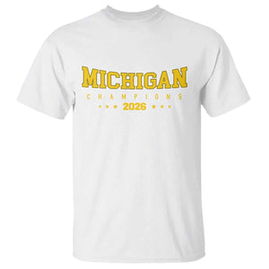 Michigan 2026 Basketball Victory T Shirt Champions Pride Fan Gift TS12 White Print Your Wear