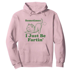 Funny Cat Sometimes I Just Be Fartin Hoodie Pet Lover TS12 Light Pink Print Your Wear