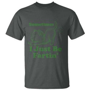 Funny Cat Sometimes I Just Be Fartin T Shirt Pet Lover TS12 Dark Heather Print Your Wear