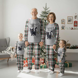 Funny Black Cat Bathroom Humor Plaid Pajama Set Sometimes I Just Be Fartin TS12 Christmas Plaid Print Your Wear