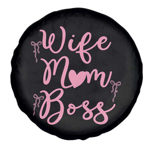 Funny Wife Mom Boss Spare Tire Cover Girly Pink Bows Mothers Day Gift TS12 Print Your Wear