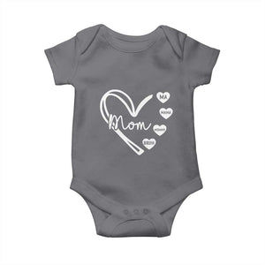 Mama Mommy Mom Bruh Baby Onesie Mothers Day Humor Gift TS12 Charcoal Print Your Wear