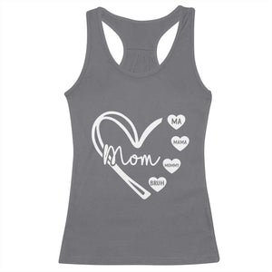 Mama Mommy Mom Bruh Racerback Tank Top Mothers Day Humor Gift TS12 Charcoal Print Your Wear