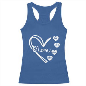 Mama Mommy Mom Bruh Racerback Tank Top Mothers Day Humor Gift TS12 Royal Blue Print Your Wear
