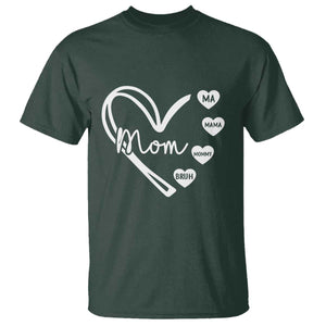 Mama Mommy Mom Bruh T Shirt Mothers Day Humor Gift TS12 Dark Forest Green Print Your Wear
