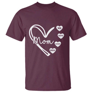 Mama Mommy Mom Bruh T Shirt Mothers Day Humor Gift TS12 Maroon Print Your Wear