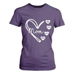 Mama Mommy Mom Bruh T Shirt For Women Mothers Day Humor Gift TS12 Purple Print Your Wear