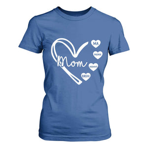 Mama Mommy Mom Bruh T Shirt For Women Mothers Day Humor Gift TS12 Royal Blue Print Your Wear
