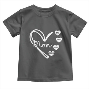 Mama Mommy Mom Bruh Toddler T Shirt Mothers Day Humor Gift TS12 Dark Heather Print Your Wear