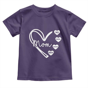 Mama Mommy Mom Bruh Toddler T Shirt Mothers Day Humor Gift TS12 Purple Print Your Wear