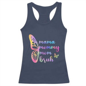 Funny Mom Saying Gift Racerback Tank Top Mama Mommy Mom Bruh TS12 Navy Print Your Wear