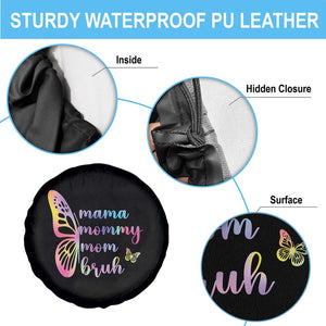 Funny Mom Saying Gift Spare Tire Cover Mama Mommy Mom Bruh TS12 Print Your Wear